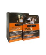 Verpakking van Morfose Speedy Hair Color Natural Brown Shampoo 25ml