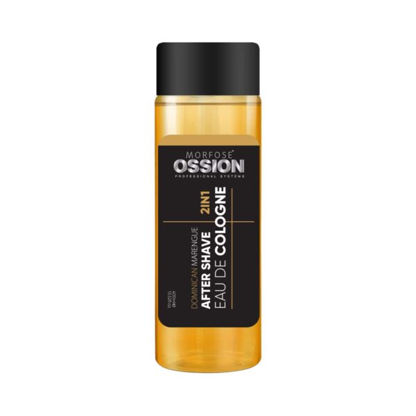 Verpakking van Ossion Premium Barber Line Eau De Perfume Dominician Merengue Cologne 400ml