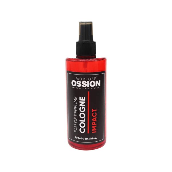Verpakking van Ossion Premium Barber Line Eau De Perfume Impact Spray Cologne 300ml